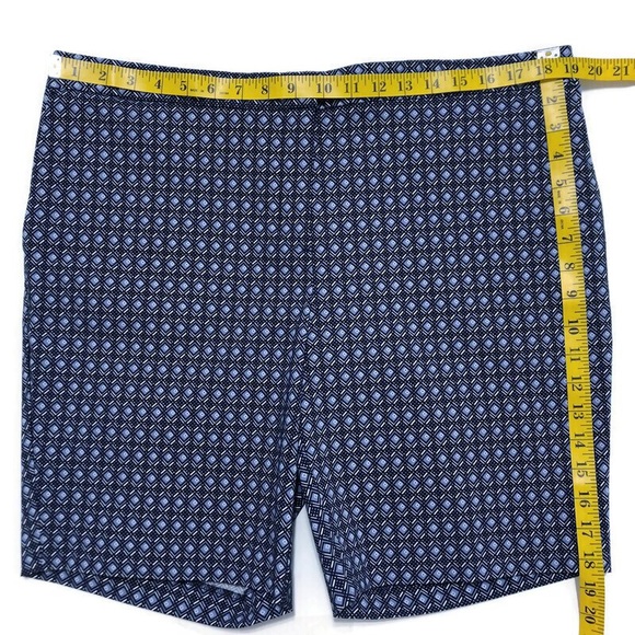 MARIO SERRANI Italy Blue & White Bermuda Shorts 16 - Picture 14 of 16